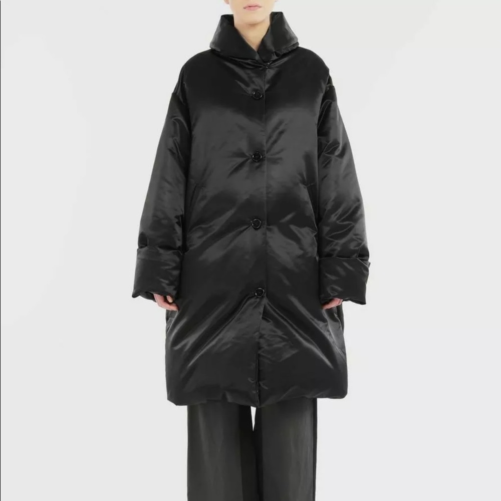 Maison Margiela MM6 padded shawl coat FW19